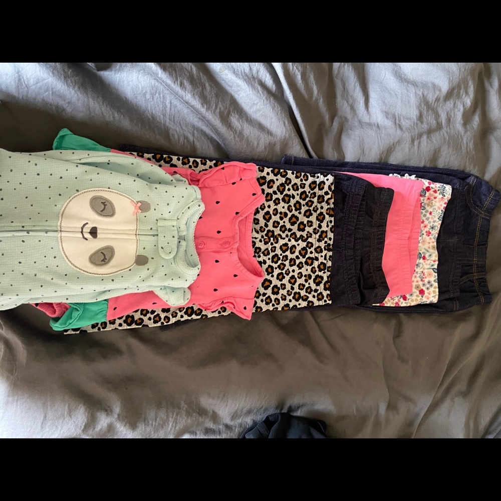 9-12 month girls clothing lot